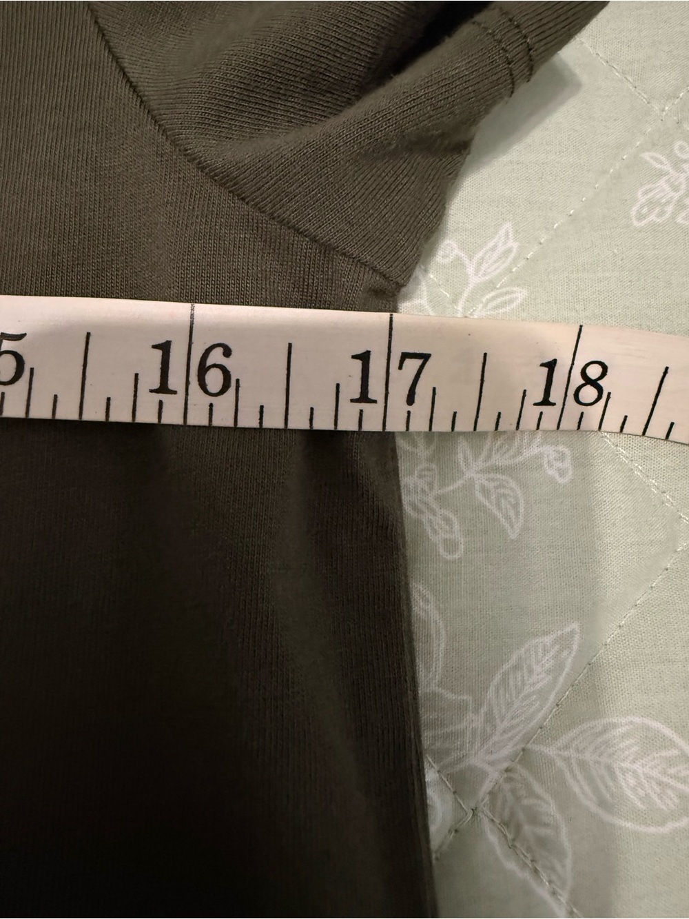 Michael Kors Olive Green Short Sleeve Logo Tape Tee - Picture 4 of 6